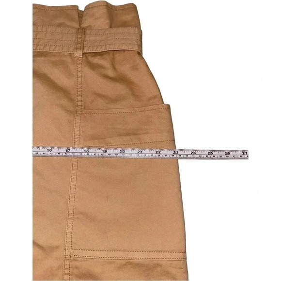 WILD Fable High-Rise Belted Mini Skirt Tan - Picture 7 of 11